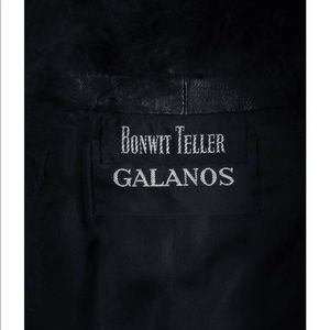 1970's Galanos Vintage Black Fox Fur